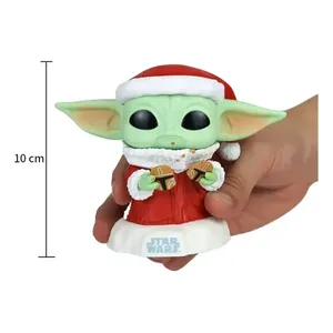 Per il Funko Pop! Figura in vinile personalizzato 10cm natale Grogu resina da collezione giocattolo modello militare per uso decorativo - Product Image 2