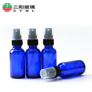 Flacone in Vetro Boston da 30ml 60ml 120ml 1oz 2oz 4oz Blu Ambra Trasparente con Spray Nero per Olio Essenziale e <span class=keywords><strong>Profumo</strong></span> Ricaricabile Disponibile - Product Image 4