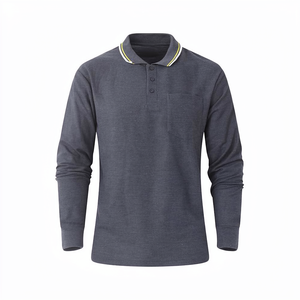 Camiseta de Alta Gama para Negocios, Ropa de Trabajo de Verano, Logotipo Personalizado, Tejido Sólido Transpirable, Camiseta Publicitaria con Impresión por Transferencia de Calor para Golf - Product Image 1