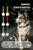 Pendentif lumineux LED pour animaux de compagnie, lampe de promenade nocturne pour chien, lampe de promenade nocturne extérieure pour chien, lampe anti-perte pour chien, balise lumineuse pour chat