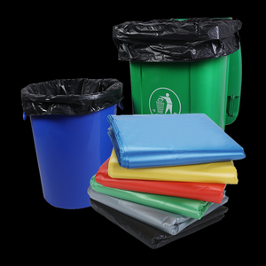 Custom Color Trash Bags Heavy Duty Garbage Can Liners Kitchen Rubbish Bin Liners For Home Office Use