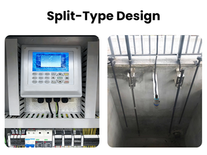 Ultrasonik Yakıt Seviye Sensörü dizel Derin Kuyu Su Deposu Seviye Ölçer Açık Kanal Akış Ölçer QLX-F/FG - Product Image 3