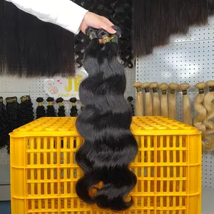 Hot Selling 32 Inch Body Wave Raw Cambodian Hair Unprocessed Virgin Raw Indian Hair Bundles Single Donor