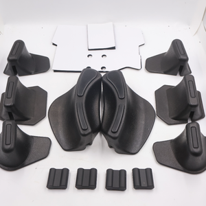 Protège-jambes Beidou LeaperKim LYNX S pour monocycle électrique, noir et orange, en caoutchouc, accessoires LYNX-S - Product Image 1