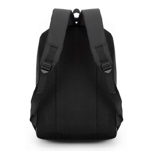 Elegante mochila de cuero para portátil, la mejor mochila de viaje con múltiples compartimentos, compatible con portátiles de has. - Product Image 4