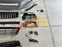 Pièces automobiles R Kit carrosserie Apprêt Pare-chocs avant et arrière pour VW Scirocco 2009-2014 avec diffuseur arrière