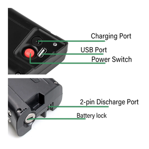 52V 48V 36V Wiederauf ladbare Lithium-Ionen-Elektro fahrrad batterie Ersatz 13Ah 15Ah Faltbare E-Bike-Schlauch batterien - Product Image 4