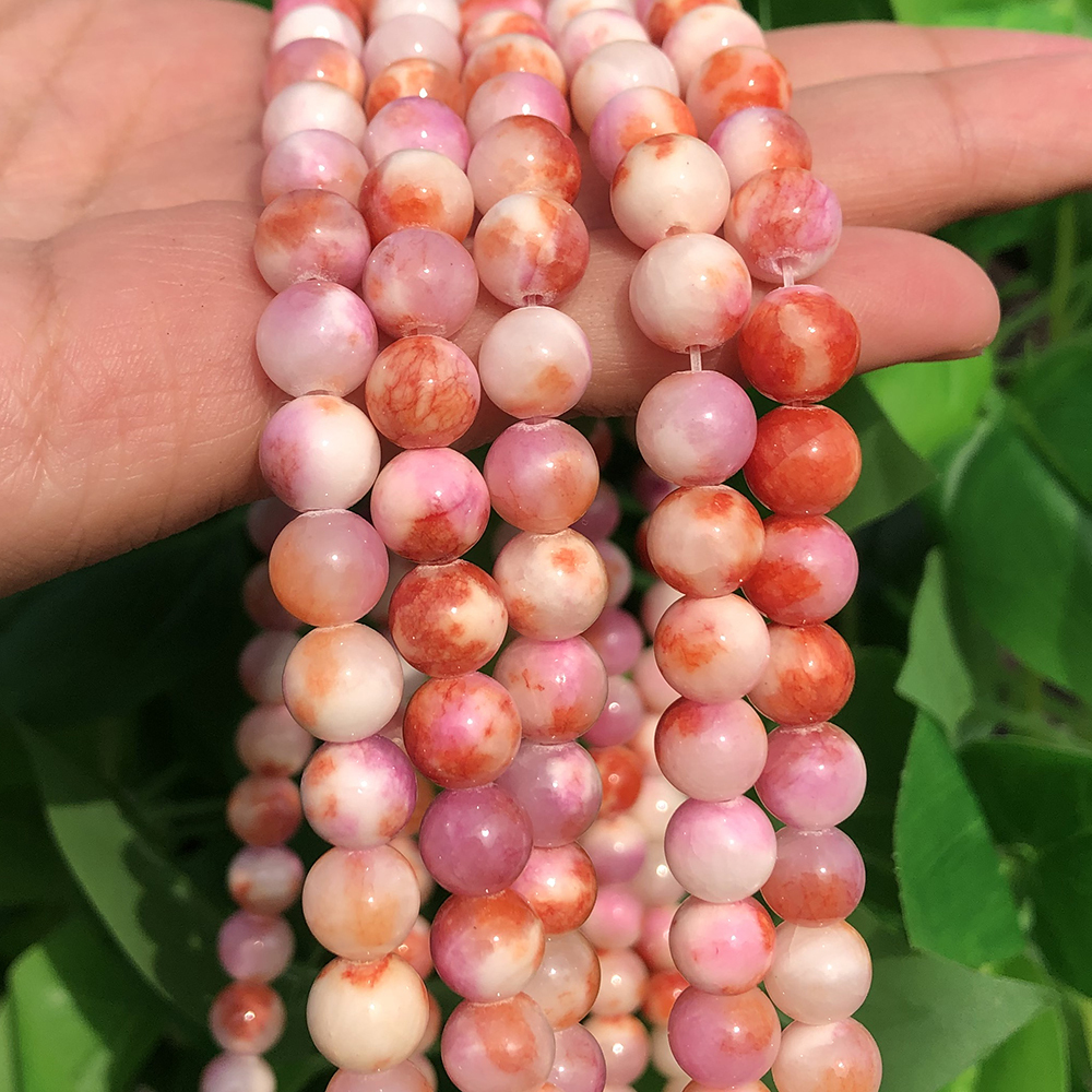 JOE FOREMAN 8mm Yellow Cat Eye Round Beads Strand – Semi-Precious Gemstone Beads For DIY Jewelry Making