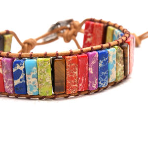 New Stone Bead <b>Bracelet</b> Versatile Handwoven <b>Adjustable</b> Knot <b>Bracelet</b> for Women - Product Image 2