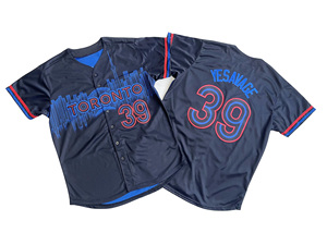 Maillots de <span class=keywords><strong>baseball</strong></span> personnalisés Toronto City Connect Limited Player Blue Jays pour hommes et femmes, uniformes brodés avec logos noirs - Product Image 2