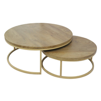 Table basse en bois, élégante, OEM, prix d'usine, pour hôtel