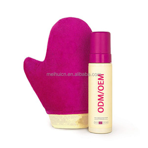 Mousse autobronceante Natural, ligera, de marca privada, 100% Natural, vegana, autobronceante, con guante - Product Image 4