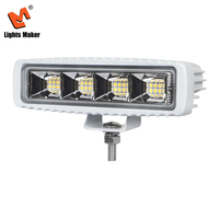Lámpara LED Rectangular Resistente de 36W, 3000LM, Alta Potencia, Impermeable IP67K, Luz de Emergencia para Camioneta LML-1936