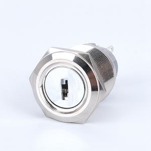 22mm OFF on IP65 Metal Key Knob <strong>Switch</strong> <strong>Latching</strong> 2NO+2NC 3 Position <strong>6</strong> <strong>Pin</strong> Terminal Stainless Steel Rotary <strong>Push</strong> <strong>Button</strong> <strong>Switch</strong> - Product Image 5