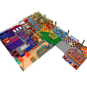 قلعة شقية عالية الجودة ملعب أطفال داخلي ألعاب معدات ملعب كبيرة وصغيرة شاملة - Product Image 2