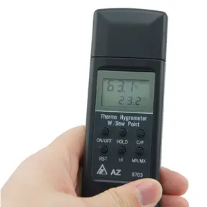 Az8703 Thermo-<span class=keywords><strong>Hygrometer</strong></span> <span class=keywords><strong>Sensor</strong></span> Tester Dauwpunt Temperatuurmeting/Omgevingstemperatuur En Vochtigheid Monitoring - Product Image 4