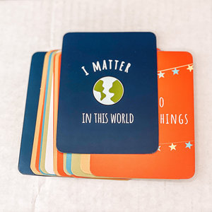 Tarjetas de afirmación diarias personalizadas Tarjetas de afirmación motivacionales para el cuidado personal Salud mental Niños - Product Image 6