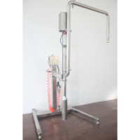 Machine d'alimentation et d'aspiration semi-automatique verticale en acier inoxydable pour crème, liquide et chocolat, avec pompe pneumatique de haute précision