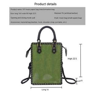 DIY Kunststoff PVC Tasche Kit Transparente Leder Pu DIY PVC Einkaufstasche Kits für Einkaufstaschen Transformation - Product Image 5