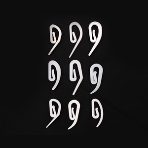 2023 Bathroom Clear <strong>White</strong> Plastic Shower <strong>Curtain</strong> <strong>Rings</strong> Hooks Bathroom <strong>Curtain</strong> Poles Tracks &amp; Accessories for Easy Hanging - Product Image 3