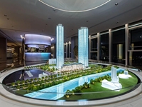 Modèles architecturaux intelligents électroniques professionnels pour la conception miniature d'urbanisme d'exposition