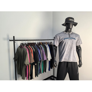 Boutique 100% Cotton Acid Wash Oversized Breathable Crew Neck Men's <b>Tshirt</b> Custom DTG for Outdoor Wear - Product Image 1