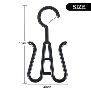 阿里利德定制聚氯乙烯假发衣架发包塑料透明假发收纳包带衣架的头发延伸袋 - Product Image 3