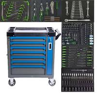 Chariot d'atelier personnalisable en acier inoxydable pour outils de réparation automobile, 200 pièces, outils de mécanicien, conception moderne, support OEM