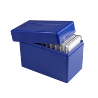 Boîte à pièces en plastique bleu, boîte à 20 fentes, boîte de numismatique compatible avec les supports PCGS NGC PMG