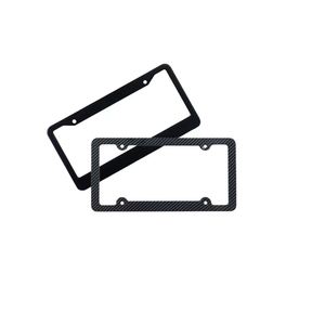 Cubierta de Fibra de Carbono para Porta Matrículas, Marco para Placa de Matrícula, Accesorios para Automóviles - Product Image 1