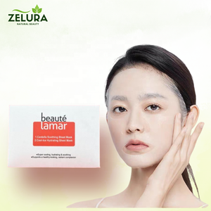 Masker Lembar Wajah Sensitif Berminyak, Pendingin Instan, Menyegarkan, Menenangkan, Mengurangi Bengkak, Melembapkan, Perawatan Setelah Terpapar Sinar Matahari, Perawatan Musim Panas - Product Image 6
