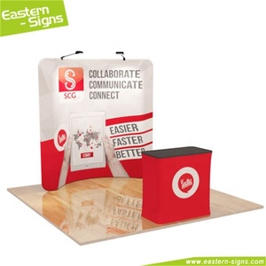 Diseño personalizado de tela de impresión de publicidad plegable exposición cabina contratista - Product Image 3