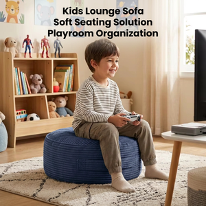 Extra Large Plush Organizer <strong>Bag</strong> No Filler, Kids Corduroy <strong>Bean</strong> <strong>Bag</strong> Cover for Toy Storage, Washable Stuffed Animal Storage <strong>Pouffe</strong> - Product Image 1