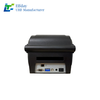Imprimante RFID UHF Elfday d'occasion pour étiquettes électroniques, codes-barres, transfert thermique, machine à bande de carbone pour étiquettes de bijoux, bande 860~960Mhz