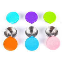 Boîte à lunch Bento personnalisée OEM sans Bpa, étanche au micro-ondes, avec couvercle en silicone pour écoliers et enfants, en acier inoxydable