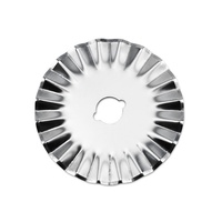 Lames de coupe rotatives à ondulations larges de 45 mm pour la couture et le quilting