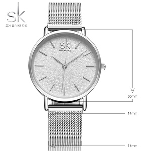 SK K0006 <span class=keywords><strong>orologio</strong></span> da polso al quarzo di lusso da <span class=keywords><strong>donna</strong></span> con <span class=keywords><strong>cinturino</strong></span> superiore in pelle o <span class=keywords><strong>acciaio</strong></span> impermeabile Moq 1 <span class=keywords><strong>orologio</strong></span> da polso da <span class=keywords><strong>donna</strong></span> - Product Image 3
