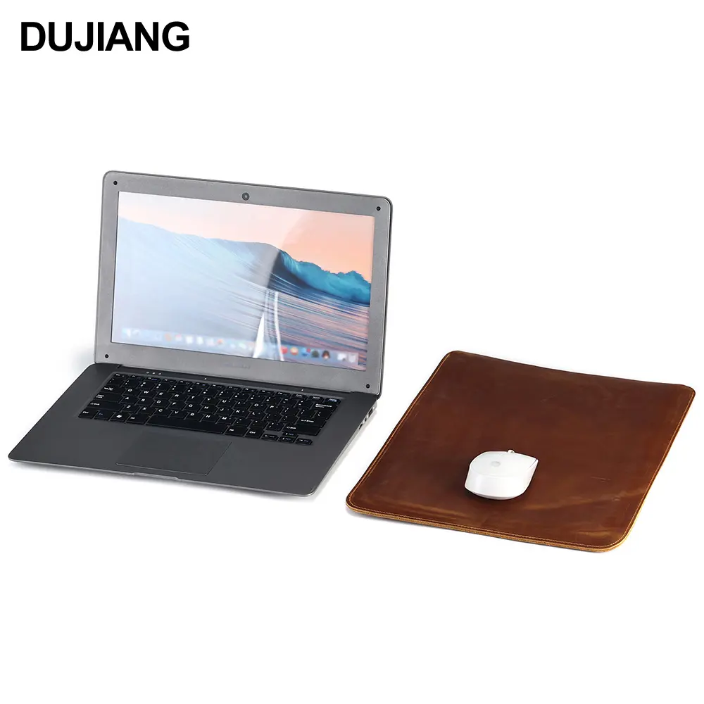New Cowhide Leather Laptop Cover Case Pouch Bag Genuine Leather Laptop Sleeve For 13.3" 16.2" Macbook Pro