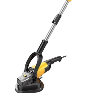 Machine de meulage grossier à haute efficacité à trois roues avec tige d'extension pour le polissage des murs, le traitement des surfaces en ciment, le lissage du coulis et le plâtrage des sols en béton - Product Image 1