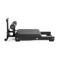 ZHOYA SPORT Banc de musculation compact pliable en acier avec roulettes pour exercices à domicile, idéal pour les fessiers et les abdominaux (type Roman Chair)
