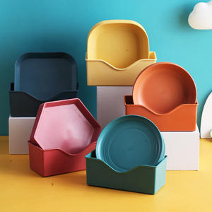 Piatto di paglia di grano torta di frutta Snack vassoio per Dessert di conservazione per microonde piatto di ossa per spiedo grandi piatti da cucina - Product Image 3