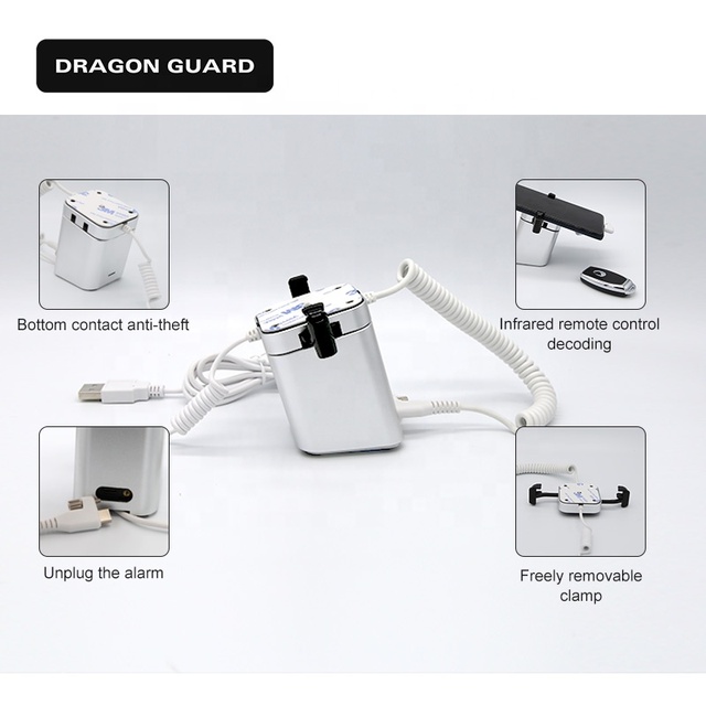 DRAGON GUARD DSP6004 EAS Display Security Alarm System Mobile Phone Anti Theft Alarm System