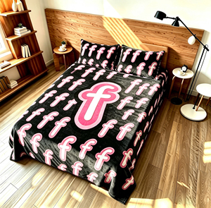 Ensemble de draps, couvertures et taies d'oreiller décoratives en flanelle polaire ultra-douce en polyester personnalisé, literie moelleuse et confortable pour lit - Product Image 3