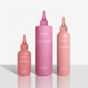 Chai nhựa mềm tròn đựng dầu dưỡng tóc, thuốc nhuộm tóc, dung tích 100ml, 1oz, 2oz, 4oz, có nắp vặn. - Product Image 1