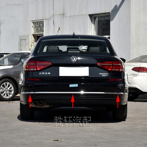 ชุดแต่งกันชนโครเมียม Volkswagen Passat ปี 2016-2018  วัสดุ ABS ชุบโครเมียม  แถบตกแต่งเสริมกันชนหลัง - Product Image 5