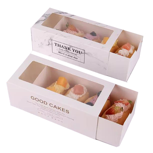 Cao Hình Chữ Nhật Bánh Hộp Ngăn Kéo Cho Thực Phẩm Cho <span class=keywords><strong>Internet</strong></span> Người Nổi Tiếng Nướng Bánh Cắt Khăn Cuộn Cho Mousse Lớp Bao Bì - Product Image 1