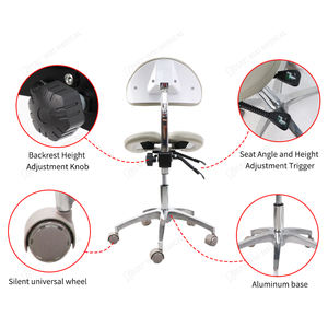 Cadeiras De Fezes De Dentista Dentista Dentista Cirúrgico Portátil Móvel Sela Fezes - Product Image 3