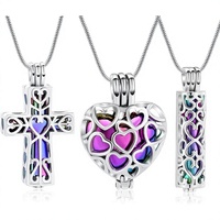 Collier urne cœur de luxe en acier inoxydable 316L, étanche, sans plomb, sans nickel, pour cendres d'animaux, pendentif crémation personnalisé