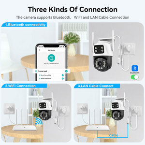 ICsee 6MP Dual Lens <b>Wireless</b> PTZ <b>CCTV</b> Camera Wifi 6MP IP66 Tracking 4K ICsee Dual Lens WiFi Network Camera - Product Image 5