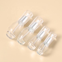 Ensemble d'emballages cosmétiques uniques transparents de 40 ml, 100 ml, 120 ml, flacon de lotion en verre vide personnalisé imprimé avec pompe pour crème pour le visage